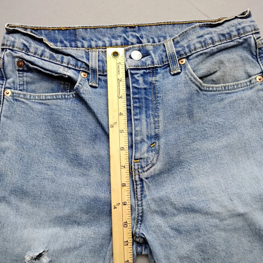 Levis 511 Slim Fit Light Wash Blue Denim Jeans Mens 32x30